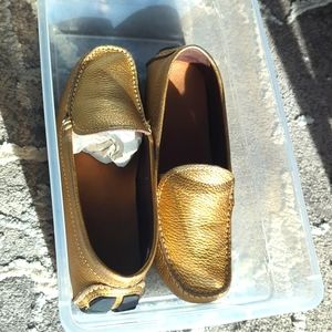 Banana Republic Metallic loafers